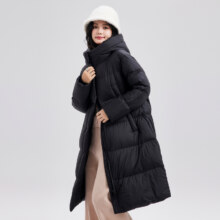 88vip、长款羽绒服雪中飞时尚韩版连帽169.43元+20元金币+凑单
