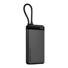 限地区：米物 充电宝 20000mAh 深空灰 3C认证 55W快充 自带线92.19元