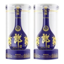 郎酒青花郎53度酱香型白酒 500mL*2瓶 收藏宴请送礼带礼袋1500元 (券后省368)