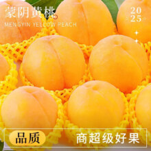 晟容果蔬 蒙阴黄桃 净重4.5斤 商超特级-大果【单果3两+】14.91元