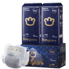 babycare 皇室纸尿裤 NB码54片*2包106元