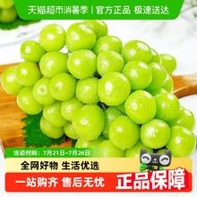 88VIP会员：喵满分 阳光玫瑰葡萄晴王香印青提子整箱云南当季新鲜水果28.41元