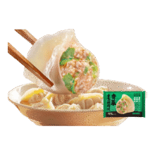 需首购:袁记味享 香菜香葱鲜肉饺330g/15颗 任选4件58.92元（合14.73元/件）
