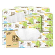 Breeze/清风 四叶草（就你）100抽 抽纸 3层S码 24包23.9元