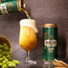 雪花啤酒 高端全麦5号 500ml*18+3听整箱￥69.22 2.3折