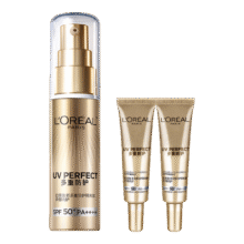 L'OREAL 欧莱雅 小金管经典版 防晒霜 SPF50+PA++++ 30ml（赠 同款15ml*2）123.6元