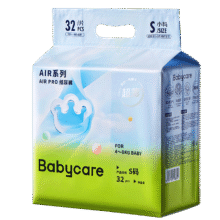 需首购：Babycare air pro S码 纸尿裤 32片33元（需领券）