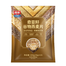 plus:西麦 奇亚籽混合谷物燕麦片 450g8.56元（合4.28元/件）