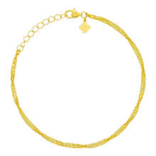 28日20点：CHOW TAI FOOK 周大福 水波素链 黄金手链 15cm 2.4g2136元包邮（需用券）
