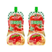 厨邦番茄酱沙司挤挤装320g家用手抓饼披萨意面番茄酱袋装酸甜酱5.2元