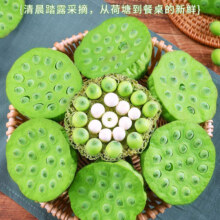 顺丰当季嫩水果莲蓬新鲜生吃即食9.9元（需领券）