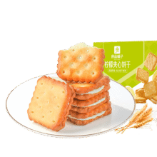 良品铺子 柠檬夹心饼干 160g（12包）5.87元包邮（需试用）