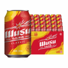 乌苏啤酒经典乌苏330ml*24罐啤酒46.17元（返卡10元+11.88金币）