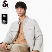 反季清仓！Jack Jones 杰克琼斯 男士衬衫羽绒服外套￥142.98 1.2折