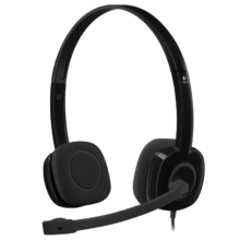 罗技 H151 立体声耳机 H151 带麦克风 黑色95.01元（国补）