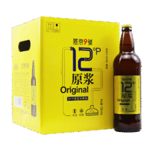 燕京啤酒 燕京9号白啤 瓶装啤酒 726ml 9瓶69元