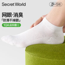 SecretWorld 袜子 男薄款 1双 均码＊10件29元包邮（合2.9元/件）