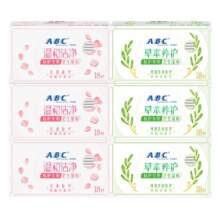 ABC卫生湿巾  18片6.8元