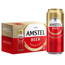 红爵 AMSTEL 喜力 Amstel红爵啤酒 整箱装 全麦酿造 原麦汁浓度≥8.5°P 500mL 12罐 赠饭盒*1券后56.02元