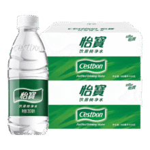 怡宝 天然 饮用水 瓶装 350ml 48瓶*2件91.6元，折45.8元/件（需用券）