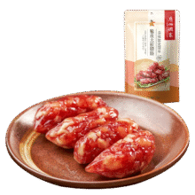 广州酒家 脆皮大粒腊肠150g 6分瘦 广州特产广式小香肠熟食腊味*8件51.96元（需领券，合6.5元/件）