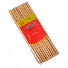 天然竹筷子家用家庭木筷子 5双1.71元+8淘金币