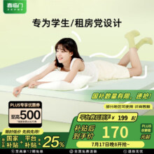 20点、PLUS会员：喜临门 记忆棉床垫 4cm、90*190cm116.66元（需领券）