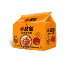 统一 茄皇方便面番茄牛肉面126*5袋13.5元（需换购）