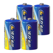 碳性电池一号电池 R20P 【4粒】1.19元