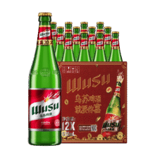 乌苏 啤酒 620ml＊12瓶凑单到手61元