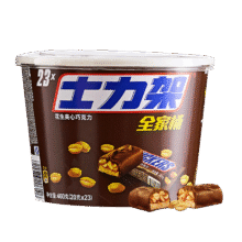 士力架花生夹心巧克力400g全家桶28.7元