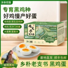 营养丰富！乡朴农场 老支书黑鸡蛋礼盒装 30枚 1.2kg￥18.50 4.1折