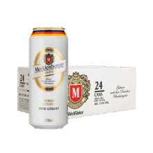 Mecklenburger/梅克伦堡 小麦白啤 罐装啤酒 500ml 24罐184.02元（合92.01元/件）