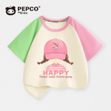 MINI PEPCOmini小猪班纳童装女童t恤纯棉薄款39.7元（需领券，合13.23元/件）