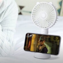 usb充电大风力支架风扇-超静音4.9元