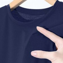 冰丝网眼短袖 男速干T恤SMG 多色4.95元包邮