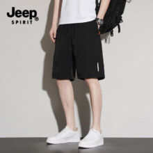 吉普JEEP 男士 冰丝五分裤 沙滩裤 × 2件49元（需领券，合24.5元/件）