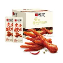 无穷香辣虎皮凤爪20只*13g 办公休闲解馋小零食夜宵充饥速食鸡爪35.8元 (券后省2)