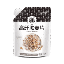 首购：贝氏 高纤黑麦片1000g*1袋8.77元包邮（需试用）