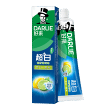 再降价：DARLIE/ 好来 超白系列 牙膏 140g 青柠薄荷5.18元 需凑单