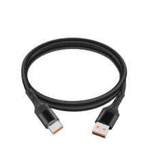 微信小程序：洛斯达 快充双头type-c数据线 1m、黑色5.8元（需领券，合2.9元/件）