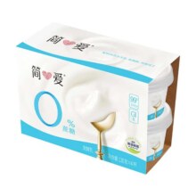 简爱 0%蔗糖酸奶130g*4杯*3件39.9元（合13.3元/件）