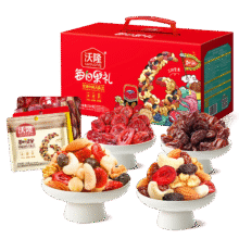 wolong/沃隆 混合坚果 坚果 礼盒装休闲零食 750g102.3元（合51.15元/件）