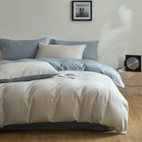 AIDLI 床上四件套 A类100%全棉双层纱四件套 200*230cm￥139.00