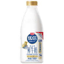 限地区:光明 优倍 高品质 鲜牛奶 780ml*6件44.36元（合7.39元/件，买一赠一后）