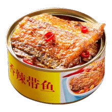 五香带鱼罐头香辣带鱼102g*1罐1元包邮