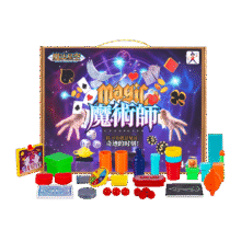 贝恩吉（BainGesk）魔术道具魔法表演魔术盒 入门级魔法星空礼盒【24种道具+视频教学】礼盒装16元(需试用)