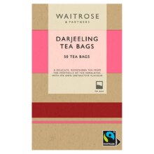 临期：waitrose 英式大吉岭红茶50包/盒（25/10/1） 英国进口8.43元包邮（需淘金币）