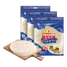微信小程序、PLUS会员: 麦西恩 墨西哥卷饼 270g*3袋 8英寸  *3件58.86元（合19.62元/件）