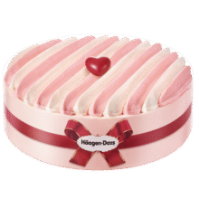 Haagen-Dazs 哈根达斯 莓好于心 冰淇淋蛋糕 6寸 520g184.22元 包邮（双重优惠）